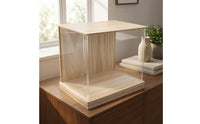 Acrylic Pet Breeding Enclosure Transparent Small Animal Breeding Box Open Interior Square Breeder Box