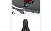 Ergonomic Cycle Saddle Aerodynamic Teardrop Bike Saddle Breathable Cycle Accessory