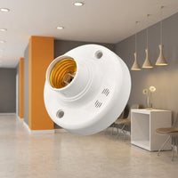 Night Light for Bathroom with E27 Screw Base, Pack of 2 Voice Activated Bulb Holders, Energy Saving E27 LED Hallway Light, 220V 10A E27 Screw
