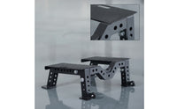 Gym Station with Wheels Adjustable Deadlift Station Portable Equipment for Athletes