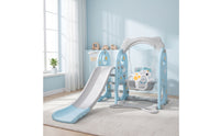Indoor Slide with Swing Freestanding Slide and Swing Set Stable Indoor Playground for Young Children, Children, Playroom, Kindergarten, Daycare