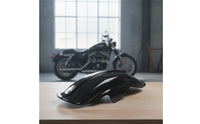 Glossy Motorcycle Rear Mudguard Retro Rear Motorcycle Mudguard Short Curved