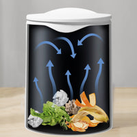 Trash Can with Press-Top Lid Compact Trash Can with Lid Small for Bathroom