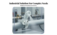 Easy Installation Snap-on Spray Nozzle Leak-Proof Pipe Clamp Misting Head Long-Lasting for Humidification, Dust Suppression, Cooling