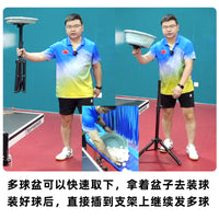 Portable Table Tennis Ball Collection Basin