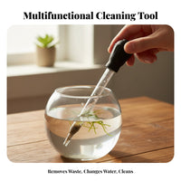 Fish Waste Remover Strong Suction Fish Tank Waste Remover Easy to Use Manual Gravel Cleaner for Pet Owners, Hobbyists, Home