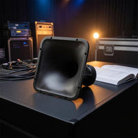 Polished Finish Acoustic Waveguide Speaker Component Screw Holes Square Acoustic Waveguide Speaker Light Weight Square Tweeter Reliable