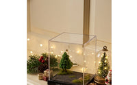 Display Diorama Base with Acrylic Display Case Dustproof Miniature Scene Base Compact for Hobbyists
