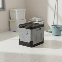 Odor Sealing Portable Folding Toilet Thickened Design Foldable Camping Toilet for Road Trip