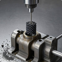 Polishing Brush Ball-Head Hole Cleaning Brush Dense Abrasive Hard-to-Reach Areas for Inside Holes