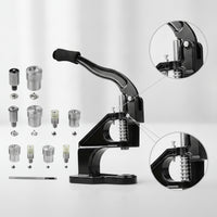 Eyelet Hand Press Machine with Dies Complete Hand Press Machine with Setting Dies Tabletop Rivet Setter for Leathercrafters, Leathercraft, Workshops