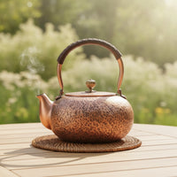 Artisanal Hammered Copper Kettle Classic Hammered Pot for Kitchen