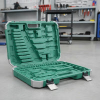 Hard Storage Case Portable Toolbox with Top Compartment Sturdy for Repair Shop
