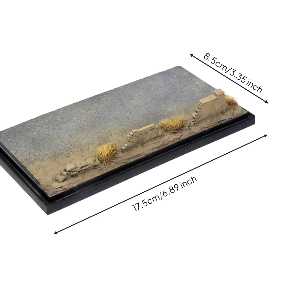 Finished Diorama with Display Base Preassembled Display Base with Scenery Realistic Detailed for Collectors