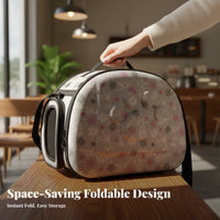 EVA Material Foldable Pet Carrier Breathable Soft-Sided Cat Carrier Lightweight for Travelers, Car Trips, Vet Visits, Outdoor