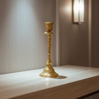 Luxury Design Peacock Pattern Centerpiece Elegant Ornate Candelabra Fine Carving European Design Candle Stand Stable Base for Wedding, Candlelight Dinner