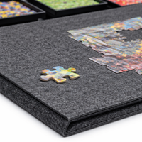 Drawer Storage with Felt Mat for Adults, Portable Sorting Table with Compartment Design, Large Non-Slip Surface for Home Indoor Activities