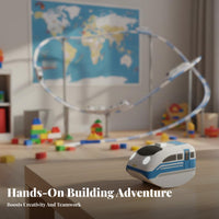 DIY Assembly Anti-Defying Science Gear Track STEM Learning Vertical Climbing Car Track Modular Design for Children, Boys, Wall Play