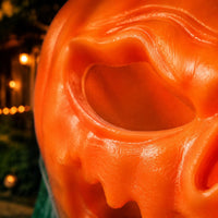 Sound-Activated Halloween Figure Motion Responder Illuminated Pumpkin Specter