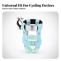 Adjustable Clamp Cycle Cup Holder Easy Installation Bike Cup Holder Non-Slip Grip for Commuters, Seniors, Commuting, Leisure Rides