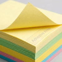 Shaped Sticky Notes 3x3 Inches, Colorful Self for Students, Individually Wrapped Studying Essentials for Reminders