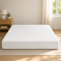 Luolai Home Textiles Cotton Fitted Sheet Mattress Protector, Thickened Antibacterial Washable