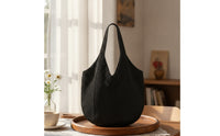 Slouchy Knitted Tote Bag Bohemian Summer Tote Bag Roomy Spacious for Women