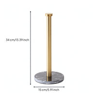 Paper Towel Holder with Marble Base Non-Slip Organizer Sturdy