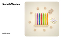 Educational Color Sorting Bead Toy Early Learning Color Matching Toy Develops Fine Movement Skills for Children, Kindergarten, Preschool