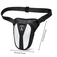 Motorcycle Thigh Pack Sleek Motorcycle Thigh Pack Comfortable withAdjustable Straps for Commuters