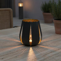North African Candle Lantern Iron Decorative Metal Candle Holder Indoor & Outdoor Use Home Decor for Courtyard