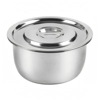 Stainless Steel Cooking Pot Easy to Clean Lidded Pot   Kitchenware