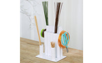 Floral Wire Organizer Solid Metal Construction Tabletop Wire Dispenser Rack Flower Arranging Tool Rack for Florists, Crafters, Workshop