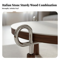 2 Pieces Minimalist Design Nesting Round Tables Modern aesthetic Round Nesting Table Set Designer Look Living Room Centerpiece Space-Saving for Homeowners, Apartment Dwellers, Interior Designers, Lounge Area, Small Spaces, Office, Bedroom