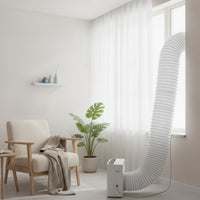 Portable Air Conditioning Exhaust Hose Flexible Air Conditioning Hose with Steel Wire Universal Cooling System Exhaust Duct for Home Cooling, Apartment