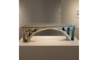 Plastic and Cardboard Arched Bridge Model with Instructions 1:87 HO Scale Bridge Kit Assembly Required Paintable for Modelers, Train Layouts