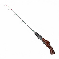 Mini Ice Fishing Rod Soft Tail Hard Action Saltwater Use