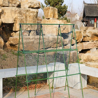 Garden Trellis and Vegetable Rack for Plant Support, Large A-shaped Structure for Indoor Plants or Raised Beds, Heavy Duty Cucumber Trellis