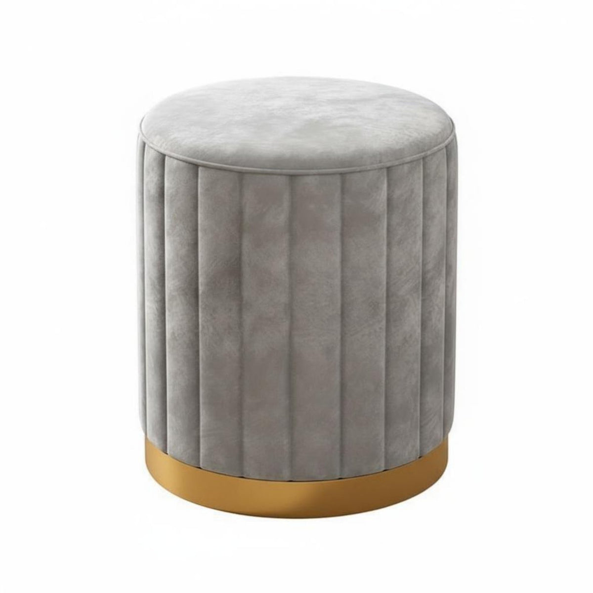 Minimalist Design Upholstered Vanity Stool Space-Saving Upholstered Makeup Stool Easy to Clean Indoor Furniture Comfy for Nail Technicians, Homeowners, Apartment Dwellers, Living Room, Bedroom, Dressing Table, Entryway