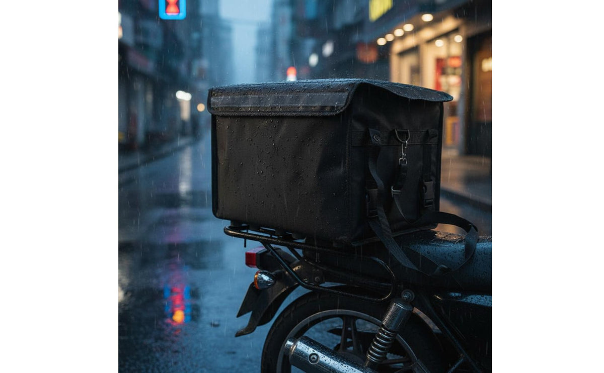 Insulated Food Delivery Box Water Resistant Motorcycle Food Delivery Bag Large Thermal Catering Bag Leakproof for Restaurants