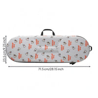 Badminton Racket Case Portable Hard-Shell Racket Case Gear Carrier Carry Handle Slim