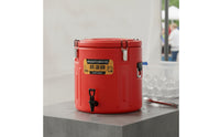 Stainless Steel Thermal Barrel Portable Hot and Cold Thermal Container Insulated Beverage Dispenser Sturdy Construction