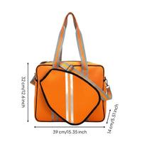 Racket Bag Adjustable Strap Pickleball Tote Bag Convertible Shoulder Tote for Gym