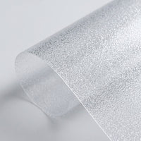 Window Film for Privacy, White Frosted Window Film for Home Office and Living Room, Waterproof Opaque Privacy Film, No Glue PVC Material Film