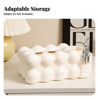 Elegant Design Fluted Storage container Space Saving Brush Holder Sturdy and hard-wearing Desktop Organizer Multi-Functional for Makeup Users, Home Decor lovers, Office Workers, Vanity Table, Bathroom Counter, Desk, School