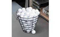 Holds 50 Balls Driving Range Ball Container Multi-Functional Metal Golf Ball Container for Golfers