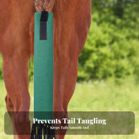 Horse Tail Bag with Fringe, Protection Wrap, Guard for Braided or Loose Tails, Tail Cares for Equestrians