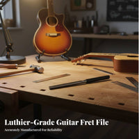 Precision Filing Guitar Fret File Professional Grade Hexagonal Fret File Protects Fretboard for Guitarists, Bass Players, Fretwork, Workshop