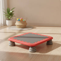Square Trampoline Compact Kids Trampoline Sturdy Toy for Apartment, Daycare