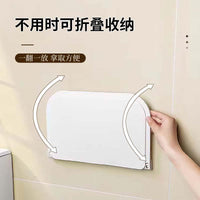 外卖置物架门口放快递一套装独居社恐人必备可折叠免接触收纳架子